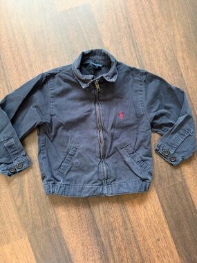 Ralph Lauren Navy Jacket with Red Polo Embroider